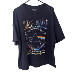 Pink Floyd dark side of the moon world tour short sleeve tshirt XL